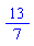 13/7