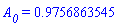A__0 = .9756863545