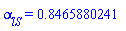 alpha__lS = .8465880241