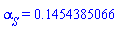 alpha__S = .1454385066