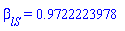 beta__lS = .9722223978