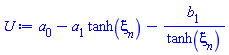 a[0]-a[1]*tanh(xi[n])-b[1]/tanh(xi[n])