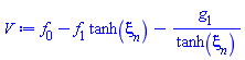 f[0]-f[1]*tanh(xi[n])-g[1]/tanh(xi[n])