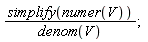 simplify(numer(V))/denom(V)