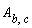 A[b, c]