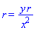 r = y*r/x^2