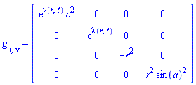 Physics:-g_[mu, nu] = Matrix(%id = 36893488148105121172)