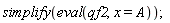 simplify(eval(qf2, x = A))