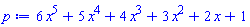 6*x^5+5*x^4+4*x^3+3*x^2+2*x+1