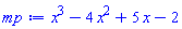 x^3-4*x^2+5*x-2