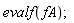 evalf(fA)