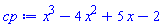 x^3-4*x^2+5*x-2