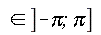" in ]-Pi;Pi] "