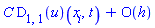 series(C*(D[1, 1](u))(x[i], t)+O(h^1),h,1)