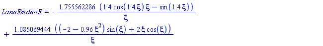 -1.755562286*(1.4*cos(1.4*xi)*xi-sin(1.4*xi))/xi+1.085069444*((-2-.96*xi^2)*sin(xi)+2*xi*cos(xi))/xi