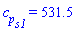c[p][s1] = 531.5