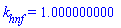 k[hnf] = 1.000000000