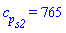 c[p][s2] = 765