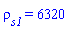 rho[s1] = 6320