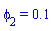 phi[2] = .1
