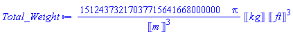 15124373217037715641668000000*Units:-Unit(kg)*Pi*Units:-Unit(ft)^3/Units:-Unit(m)^3