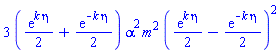 3*((1/2)*exp(k*eta)+(1/2)*exp(-k*eta))*alpha^2*m^2*((1/2)*exp(k*eta)-(1/2)*exp(-k*eta))^2