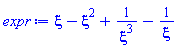 xi-xi^2+1/xi^3-1/xi