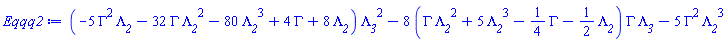 (-5*Gamma^2*Lambda__2-32*Gamma*Lambda__2^2-80*Lambda__2^3+4*Gamma+8*Lambda__2)*Lambda__3^2-8*(Gamma*Lambda__2^2+5*Lambda__2^3-(1/4)*Gamma-(1/2)*Lambda__2)*Gamma*Lambda__3-5*Gamma^2*Lambda__2^3