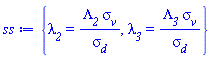 {lambda__2 = Lambda__2*sigma__v/sigma__d, lambda__3 = Lambda__3*sigma__v/sigma__d}