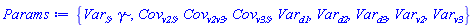 {Var__S, gamma, Cov__v2S, Cov__v2v3, Cov__v3S, Var__d1, Var__d2, Var__d3, Var__v2, Var__v3}