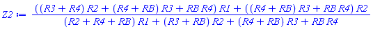 (((R3+R4)*R2+(R4+RB)*R3+RB*R4)*R1+((R4+RB)*R3+RB*R4)*R2)/((R2+R4+RB)*R1+(R3+RB)*R2+(R4+RB)*R3+RB*R4)