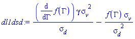 (diff(f(Gamma), Gamma))*gamma*sigma__v^2/sigma__d-f(Gamma)*sigma__v/sigma__d^2