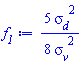 (5/8)*sigma__d^2/sigma__v^2