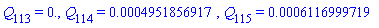 Q[113] = 0., Q[114] = 0.4951856917e-3, Q[115] = 0.6116999719e-3