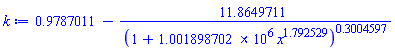 .9787011-11.8649711/(1+1001898.702*x^1.792529)^.3004597