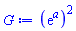 (exp(a))^2