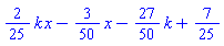 (2/25)*k*x-(3/50)*x-(27/50)*k+7/25