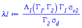 Lambda__1(Gamma__1, Gamma__2)*Gamma__1*sigma__v2/(Gamma__2*sigma__d)