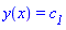 y(x) = c__1