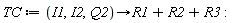 TC := proc (I1, I2, Q2) options operator, arrow; R1+R2+R3 end proc