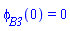 phi[B3](0) = 0