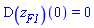 (D(z[F1]))(0) = 0