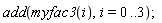 add(myfac3(i), i = 0 .. 3)