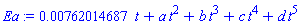 0.762014687e-2*t+a*t^2+b*t^3+c*t^4+d*t^5