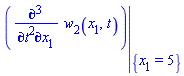 eval(diff(diff(diff(w[2](x[1], t), t), t), x[1]), {x[1] = 5})