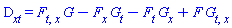 `#msub(mo("D"),mrow(mo("x"),mo("t")))` = (diff(diff(F, t), x))*G-(diff(F, x))*(diff(G, t))-(diff(F, t))*(diff(G, x))+F*(diff(diff(G, t), x))
