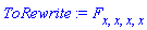 diff(diff(diff(diff(F, x), x), x), x)