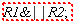 "R1&||R2;"