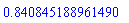 HFloat(0.8408451889614899)