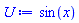 sin(x)